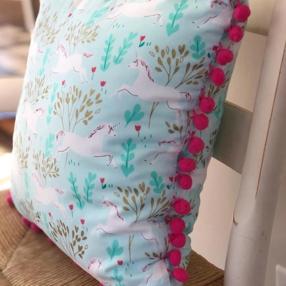 Unicorn Throw Pillows Handmade by LiLiMcRiddles Designs-Bedroom decor, gifts - Picture 5 of 5